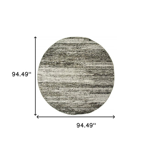 2' X 8' Gold And Slate Abstract Runner Rug